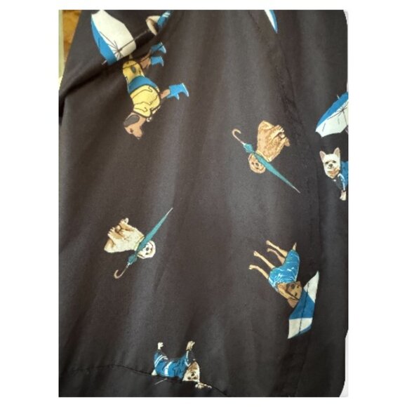 Woman Within Dogs with Umbrellas Jacket - Picture 4 of 5